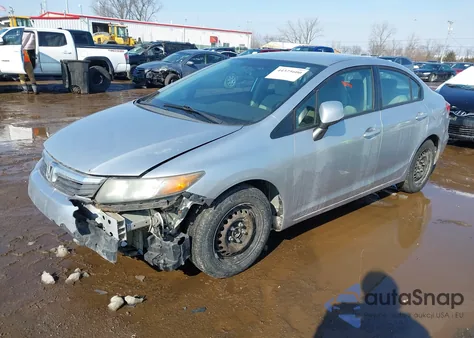 2012 Honda Civic Lx z USA, uszkodzony, nr VIN 19XFB2F55CE005922